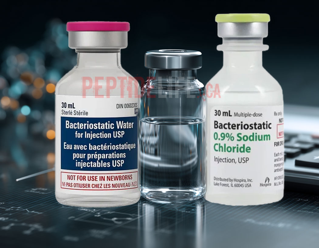 bacteriostatic water vs saline peptides